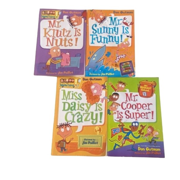My Wierd School/My Weirdest School 4 Piece Book Lot-Childrens Fiction-GUC - Picture 1 of 6